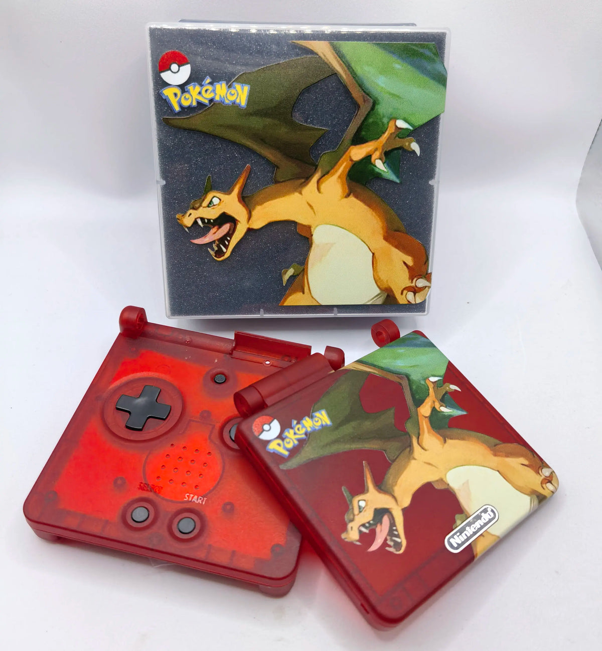 GBA SP Color Printed Replacement Shell, Creative DIY Housing