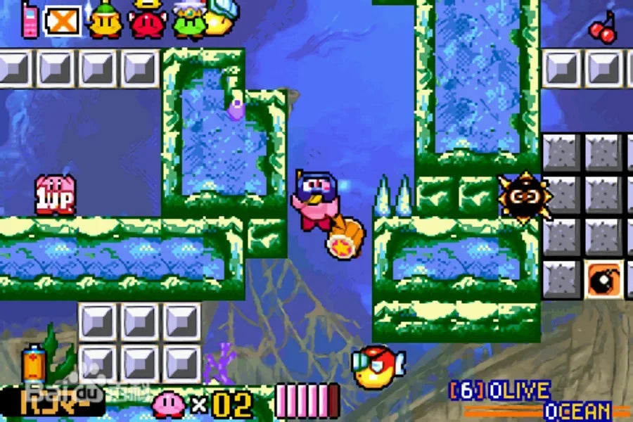 Hot GBA Kirby Game Cartridge 32-Bit Video Game Console Card  English version  Amazing Mirror Nightmare in Dream Land for GBA NDS