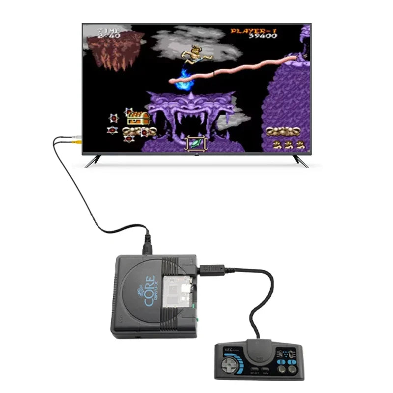 1000 in 1 HuCard Game Cartridge With 8GB Micro SD Card For PC Engine TurboGrafx-16 PCE-1000 GT Handheld Retro Game