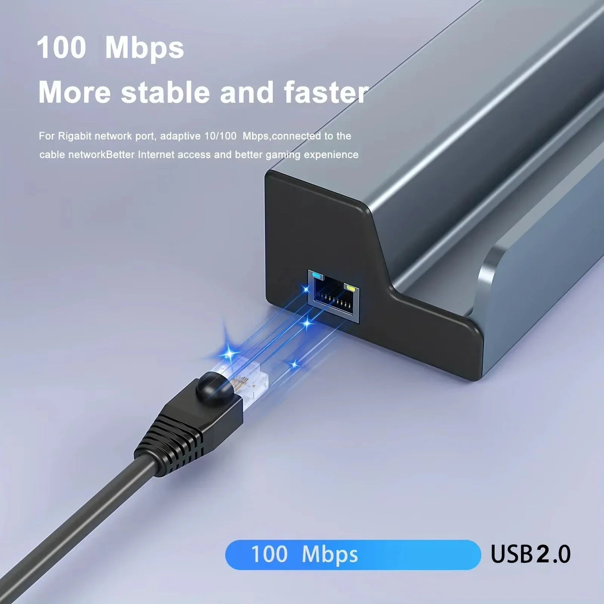 KEBIDUMEI 6-in-1 Steam Deck Dock, 4K@60Hz HDMI, 3 USB, 100W PD