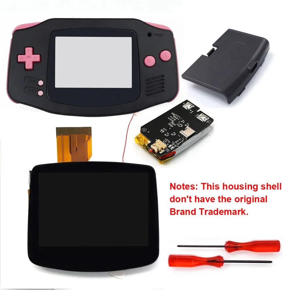 GBA V5 Laminated IPS LCD Kit, 720x480 Backlight Drop-In Screen