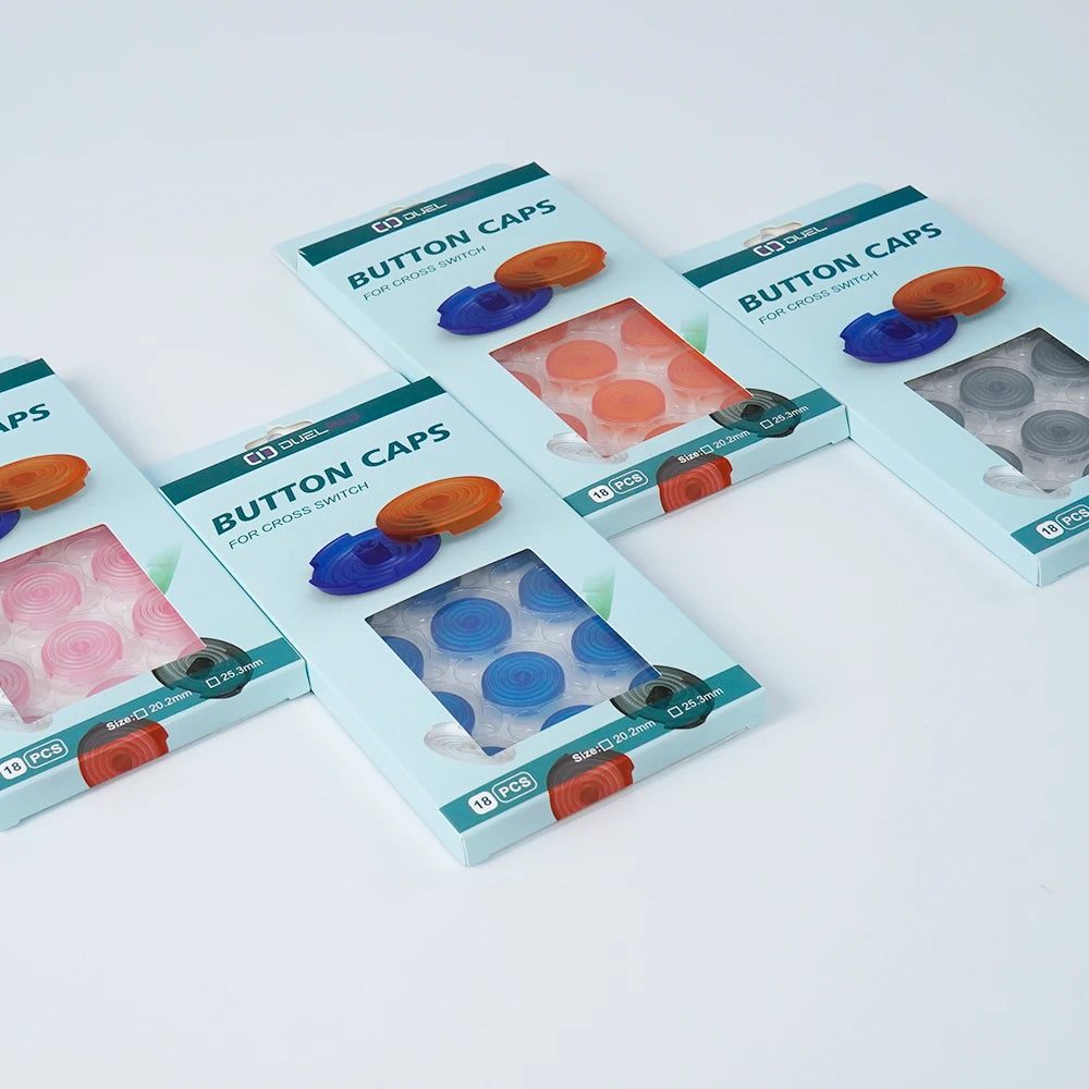 Duelpad HitBox Keycaps for Arcade Buttons in 20.2mm and 25.3mm