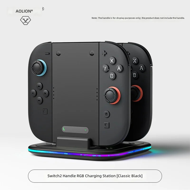 AOLION Nintendo Switch 2 Fast Charging Stand, RGB Light