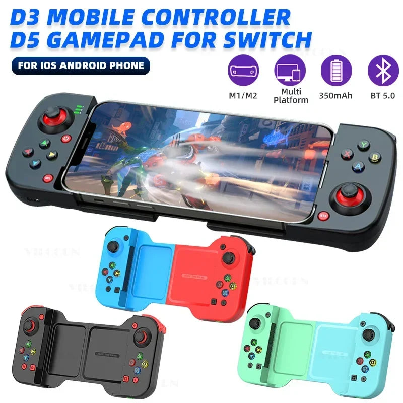 VILCORN Stretchable Mobile Controller D5 D3S for Phone & Switch