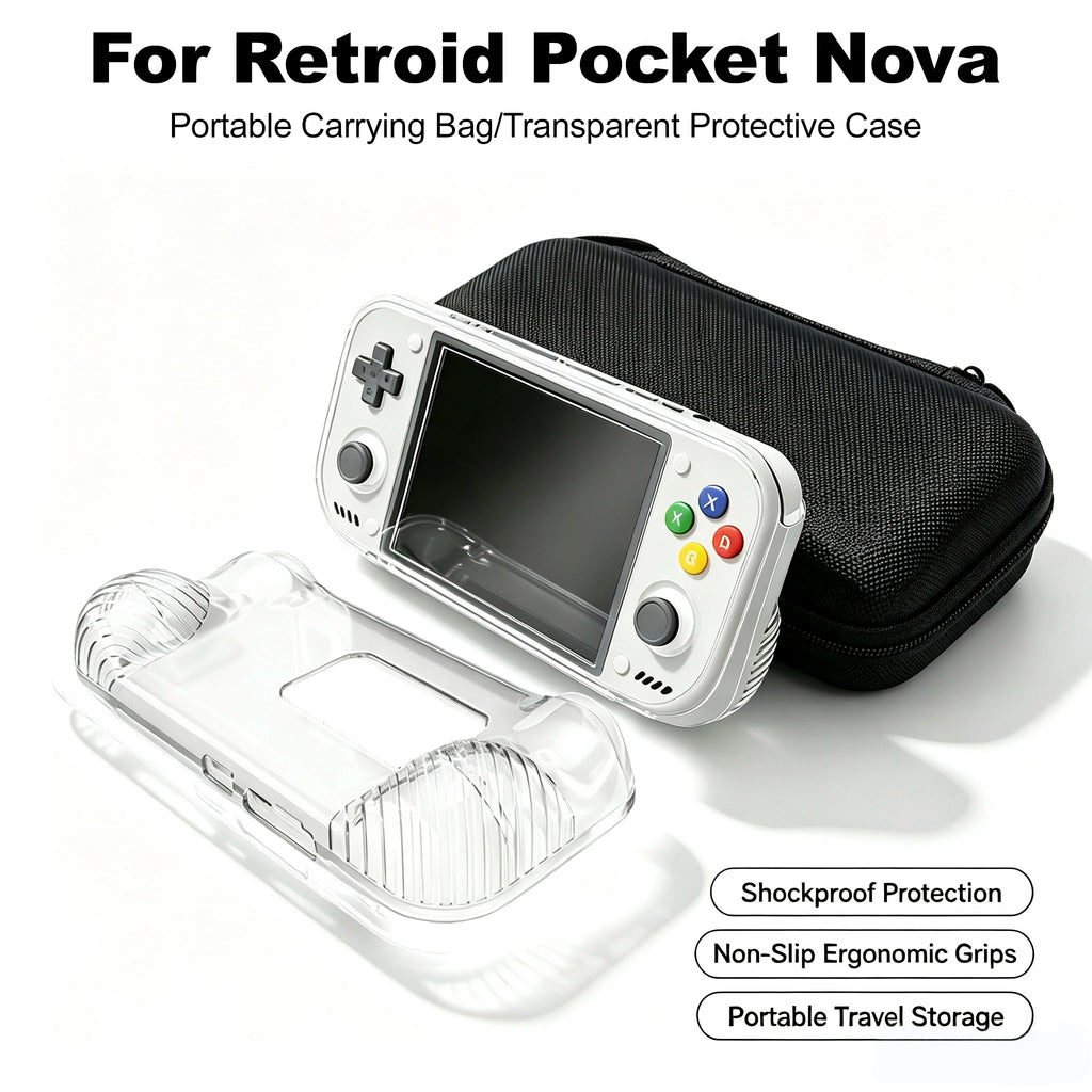 Protective TPU Case for Retroid Pocket Nova, Shell or Combo