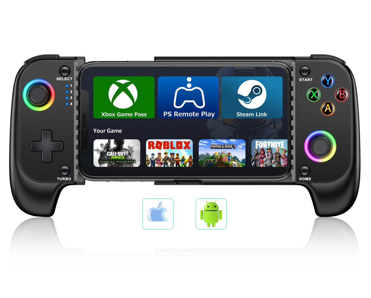BEBONCOOL Telescopic Bluetooth Game Controller for Android iPhone