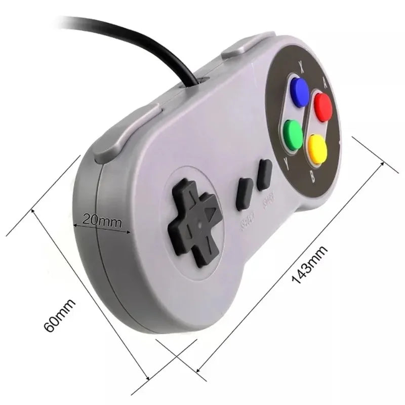 Wired Game Controller  Gaming Joystick  Gamepad Controller For Nintendo SNES System Wired Gamepad Console Gaming Accessories