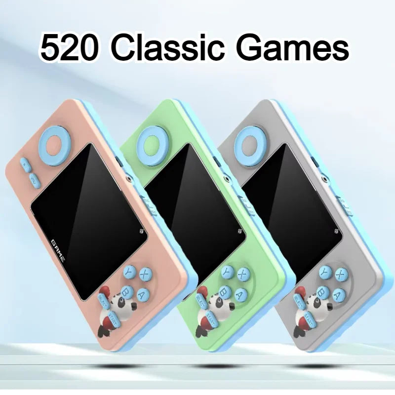 S5 Mini Retro Handheld Game Console 2.4-Inch, 520 Games