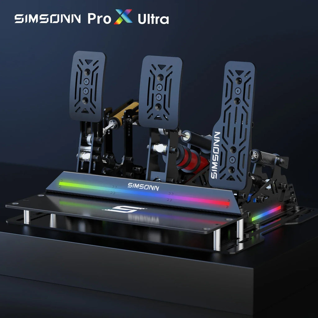 SIMSONN PRO X Ultra Sim Racing Pedals, Load Cell, Hydraulic, PC