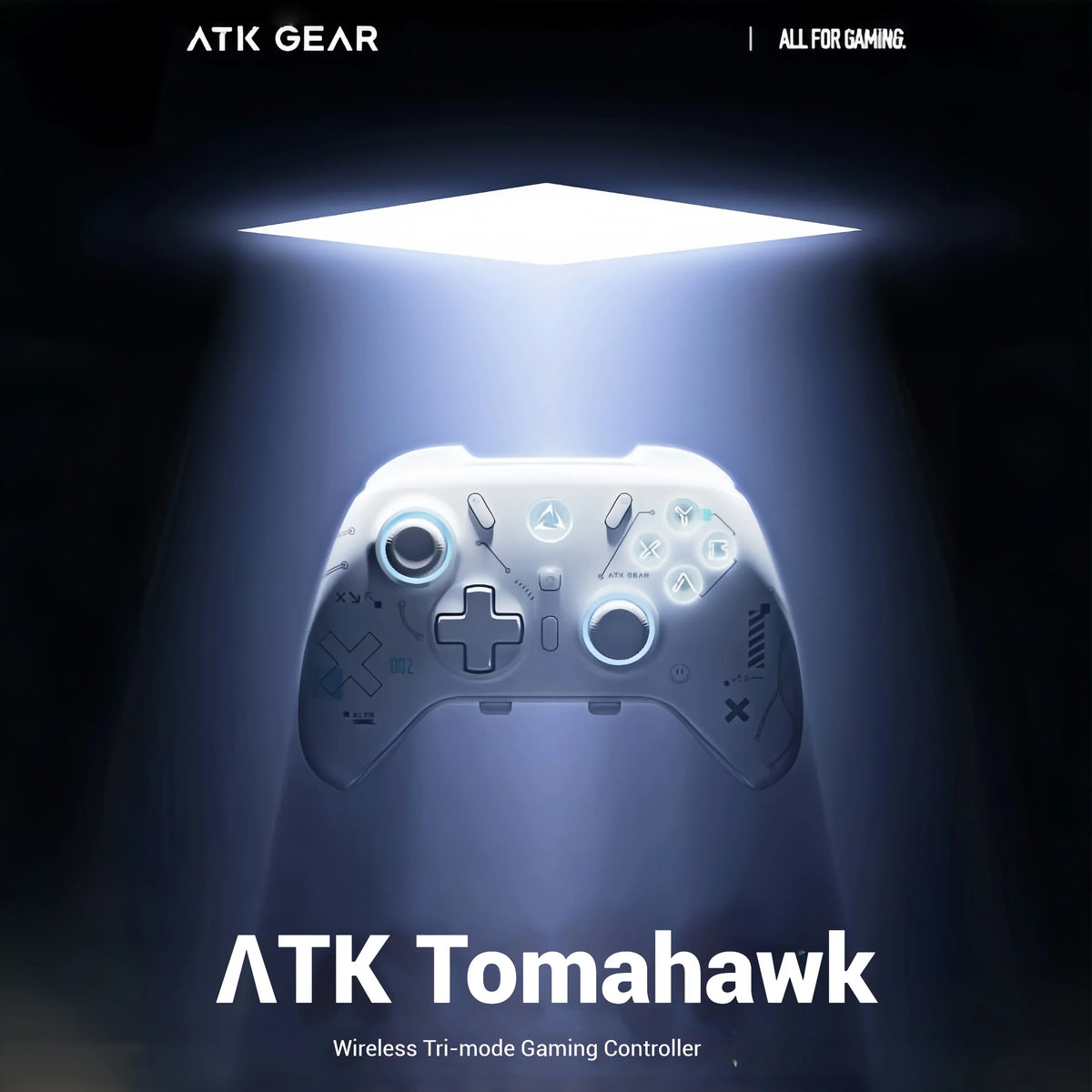 ATK Tomahawk Wireless Game Controller Tri-Mode 1000Hz Return Rate Gampad for Switch2 Pc XBox NS2 Android IOS Hall Rocker/Trigger