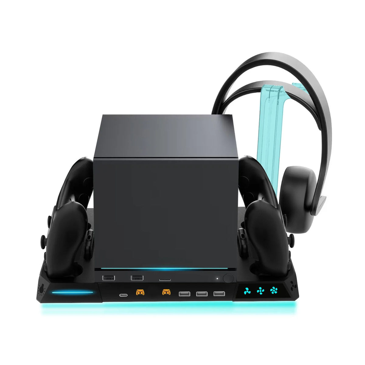 Charging Dock for Steam Machine with 3-Speed Cooling Fan, RGB