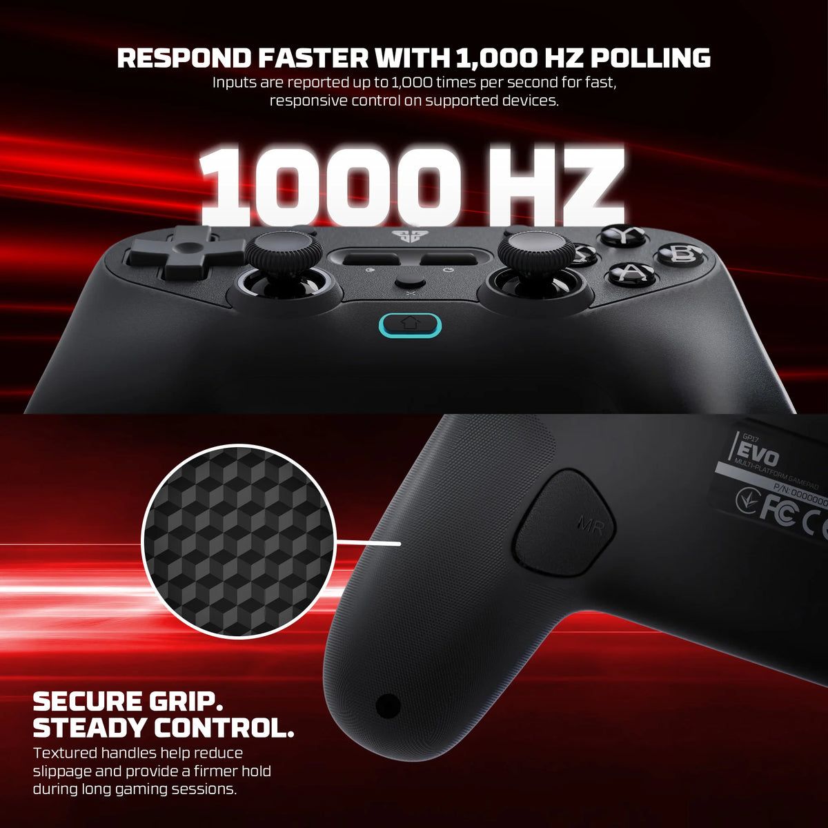 FANTECH EVO GP17 Gaming Multi - Platform Gamepad C Button for Switch2 Hall - Effect Sticks and Triggers Wired Gaming Gamepad