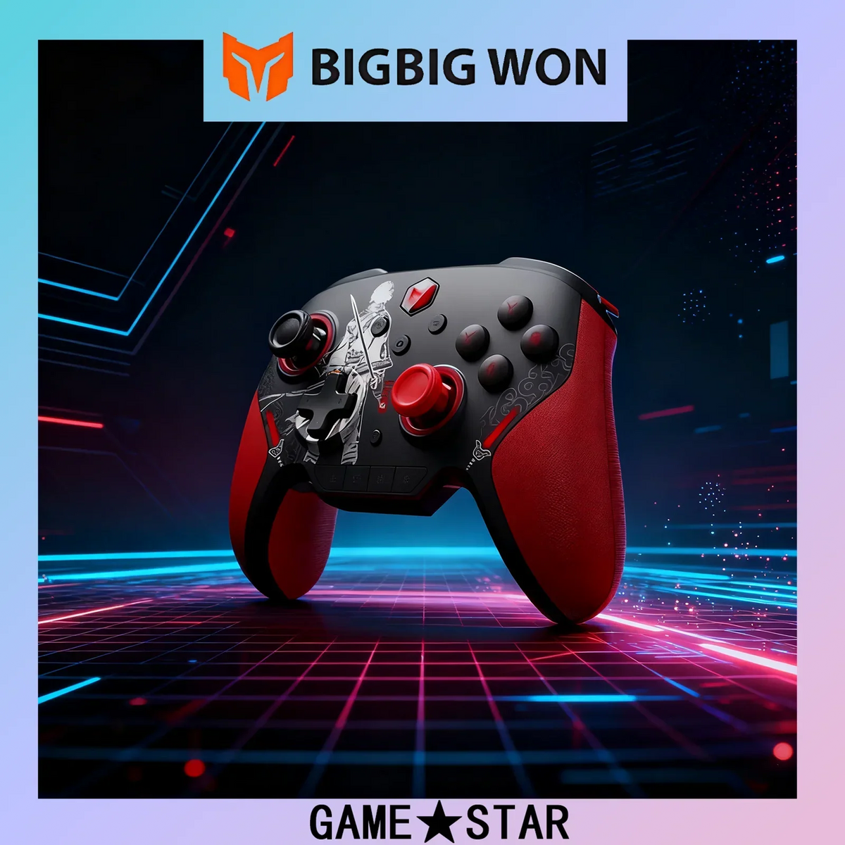 BIGBIGWON Blitz 2 TMR Wireless Controller, 2000Hz, 1000mAh, PC NS