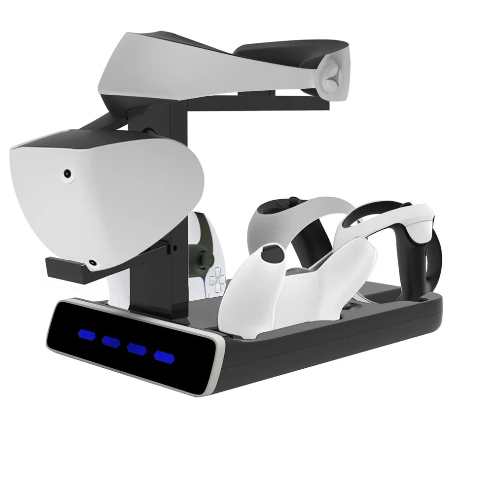 Controller Charging Base Charging Storage Stand For VR2 For PSVR2 Headset Bracket For PS VR2 Move Showcase