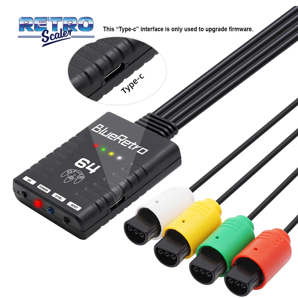 N64 RetroScaler BlueRetro Wireless Controller Adapter
