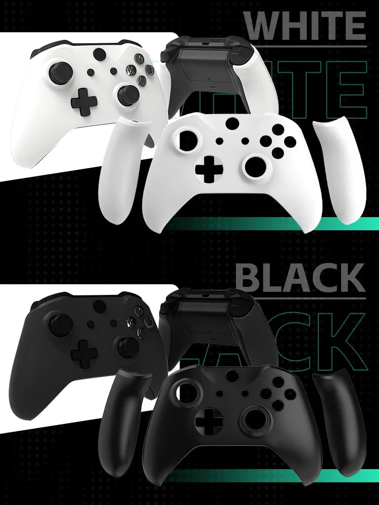 DATA FROG for Xbox One S Control Case Housing for Xbox One Controller Shell with Grips Custom DIY Gaming Mod for Xbox Shell