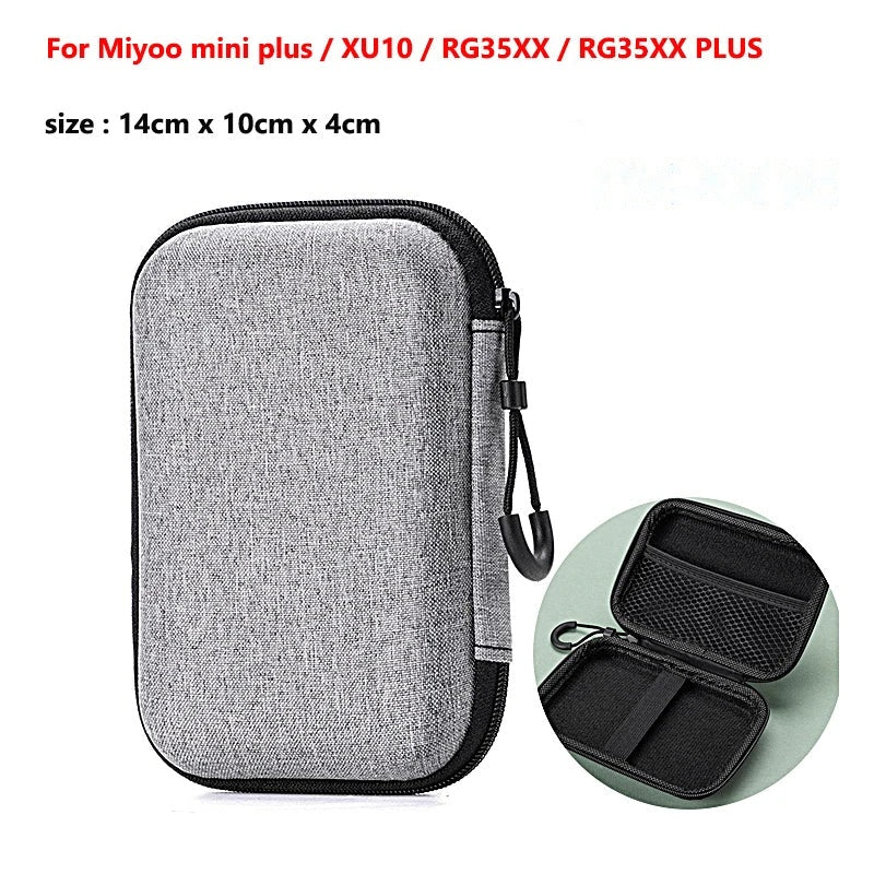 Protect Game Storage Case for Miyoo Mini Plus M17 R36S R35S Portable Storage Console Bag Carry Case for Anbernic RG35XX XU10